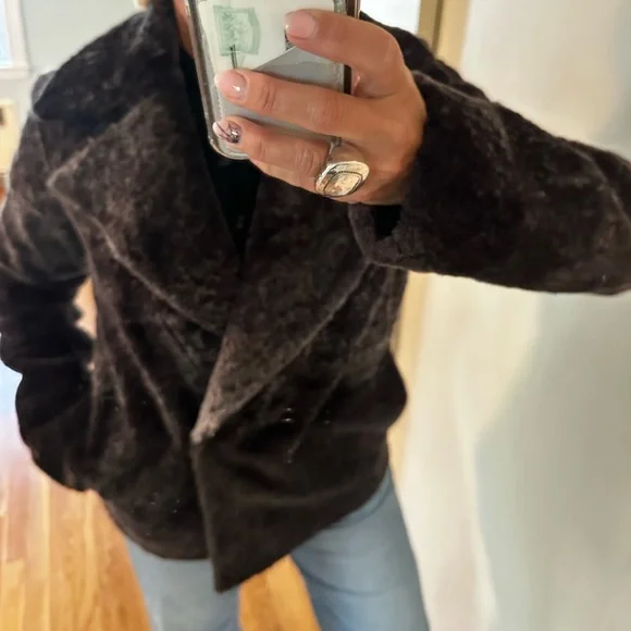 Theory Clairene Moto Jacket in Shearling - Picture 10 of 15